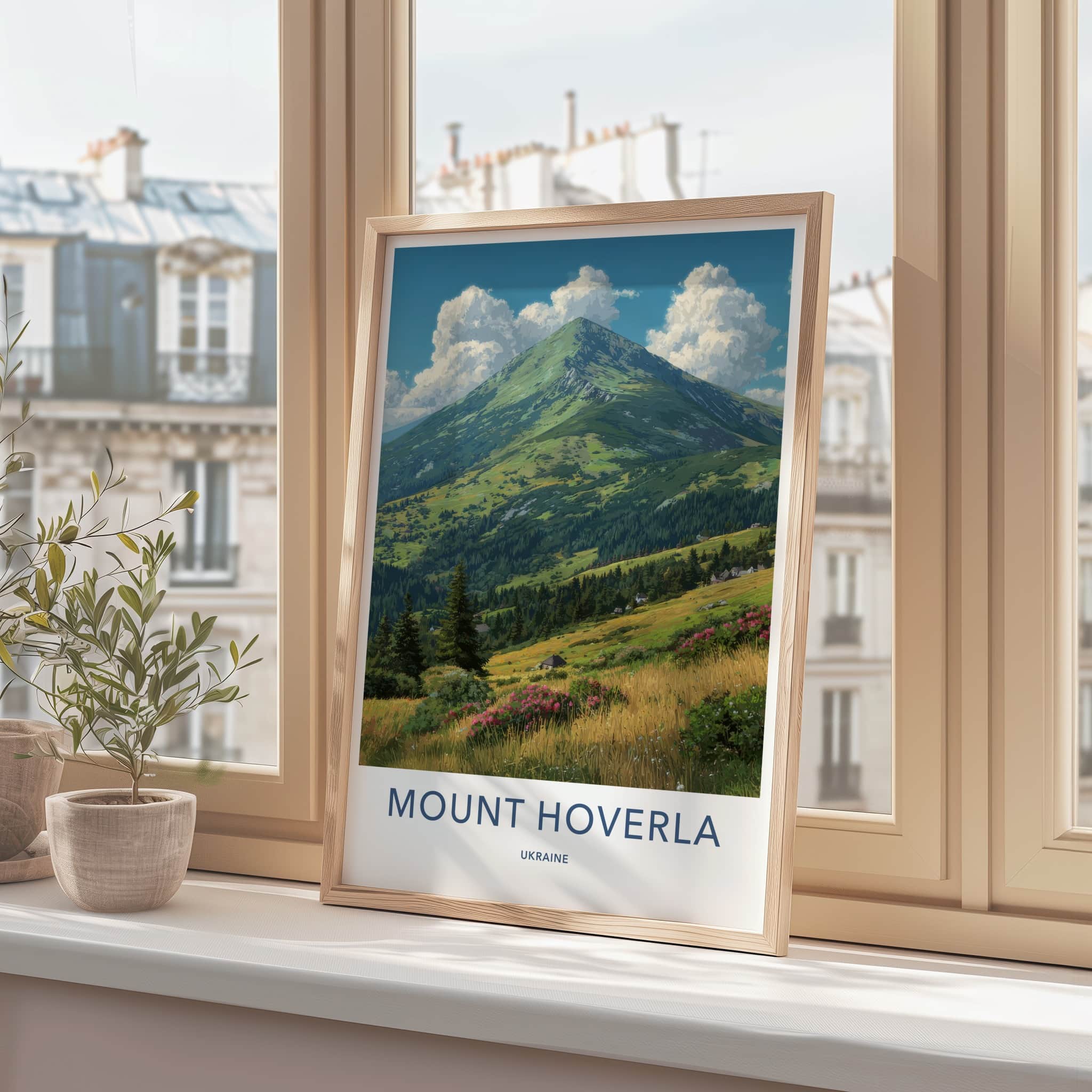 Mount Hoverla Poster - Ukraine Art Print