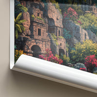 Bhubaneswar Poster - India Scenic Art - Odisha Ancient Temple Ruins Wall Decor