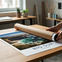 Big Sur Poster - California Travel Art - Coastal Ocean Cliffs Home Decor
