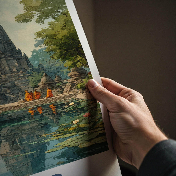 Bihar Poster - India Wall Art - Bihar Temple Gift