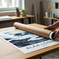 Blaa Lonid Poster - Iceland Wall Art - Steaming Blue Waters Home Decor