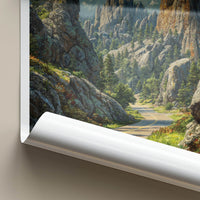 Black Hills Poster - South Dakota Winding Road Gallery Art