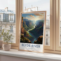 Blyde River Poster - South Africa Travel Art - Winding Canyon River Home Decor