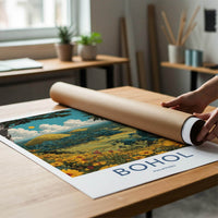 Bohol Poster - Philippines Travel Art - Chocolate Hills Vista Home Decor