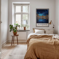 Bordeaux Poster - France Wall Art - City Square Reflections Home Decor