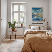 Bordeaux Poster - France Wall Art - Grand Building Reflection Home Decor