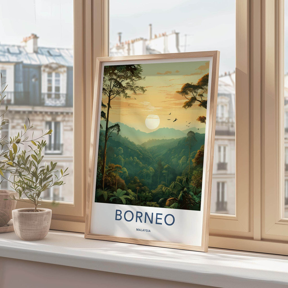 Borneo Poster - Malaysia Wall Art