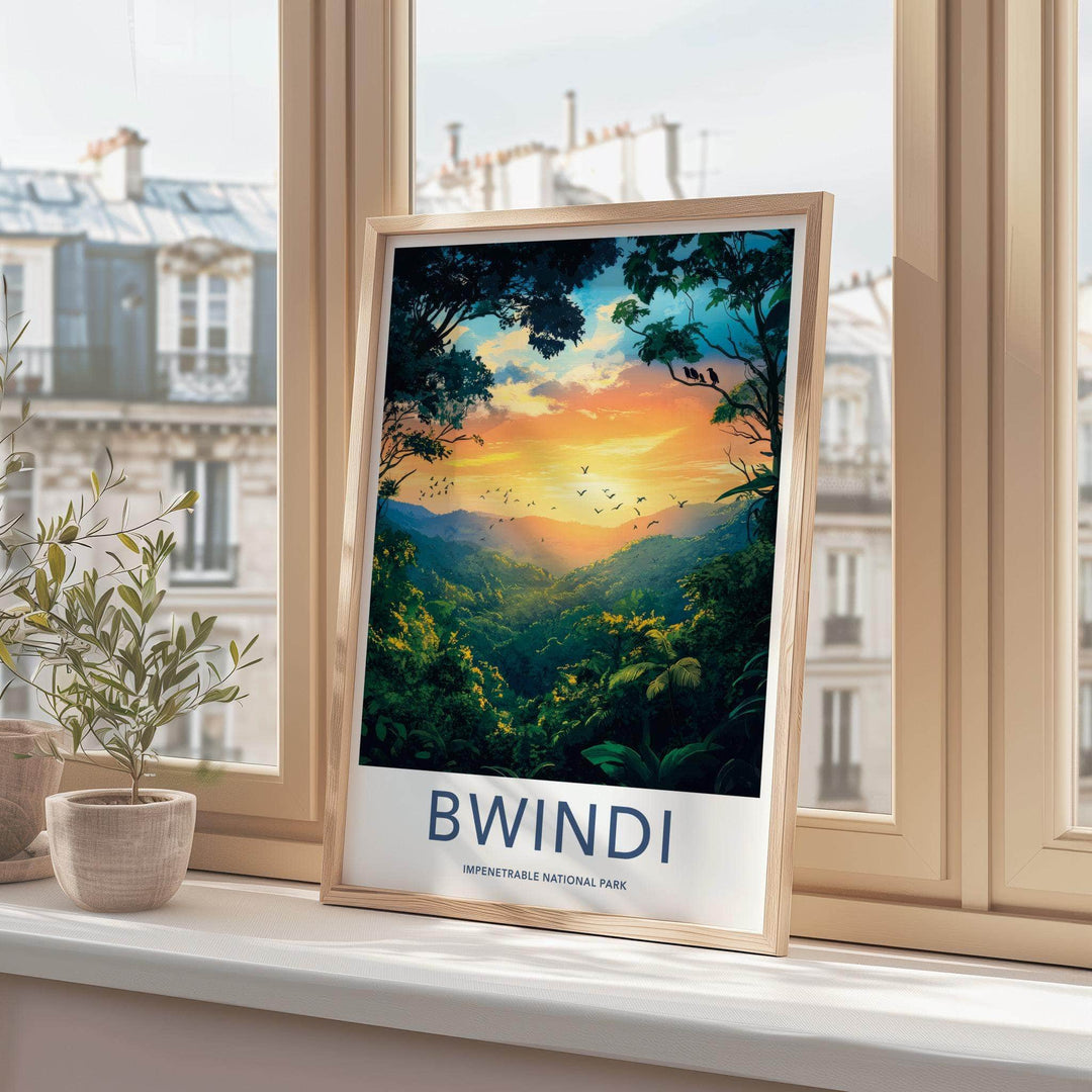 Bwindi National Park Poster - African Landscape Decor