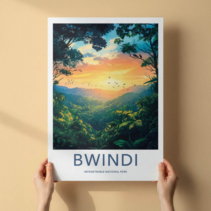 Bwindi National Park Poster - African Landscape Decor