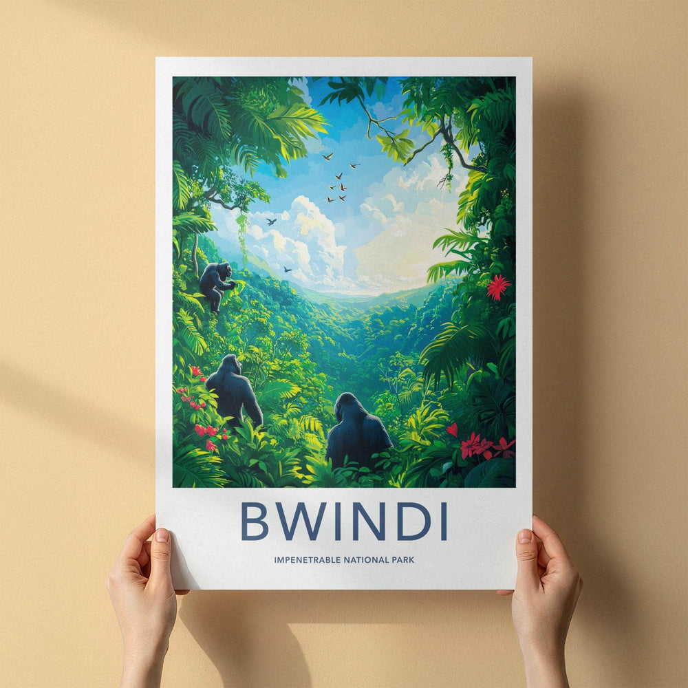 Bwindi National Park Poster - Uganda Wall Art