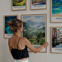 Bwindi Poster - Uganda Travel Art - African Jungle Gorillas Home Decor
