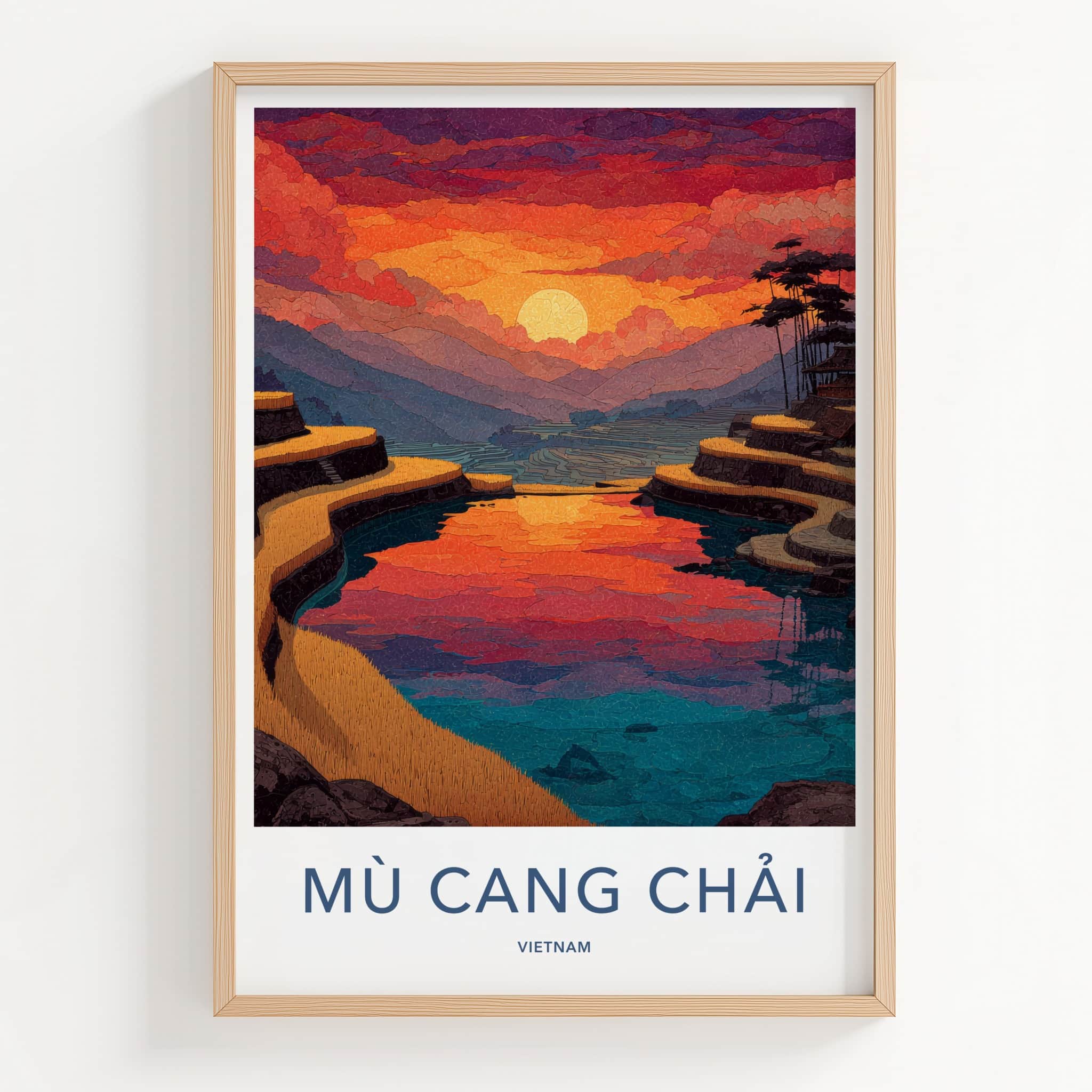 Mu Cang Chai Poster - Vietnam Fine Art