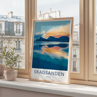Skagsanden Poster - Norway Travel Art
