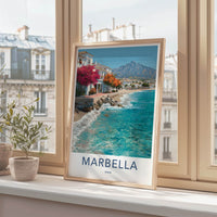 Marbella Poster - Spain Travel Print