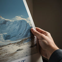 Everest Poster - Nepal Travel Art