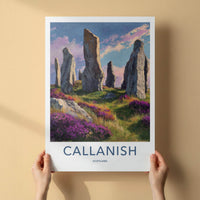 Callanish Poster - Scotland Travel Art - Ancient Stone Circle Home Decor