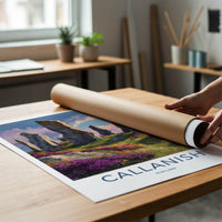 Callanish Poster - Scotland Travel Art - Ancient Stone Circle Home Decor