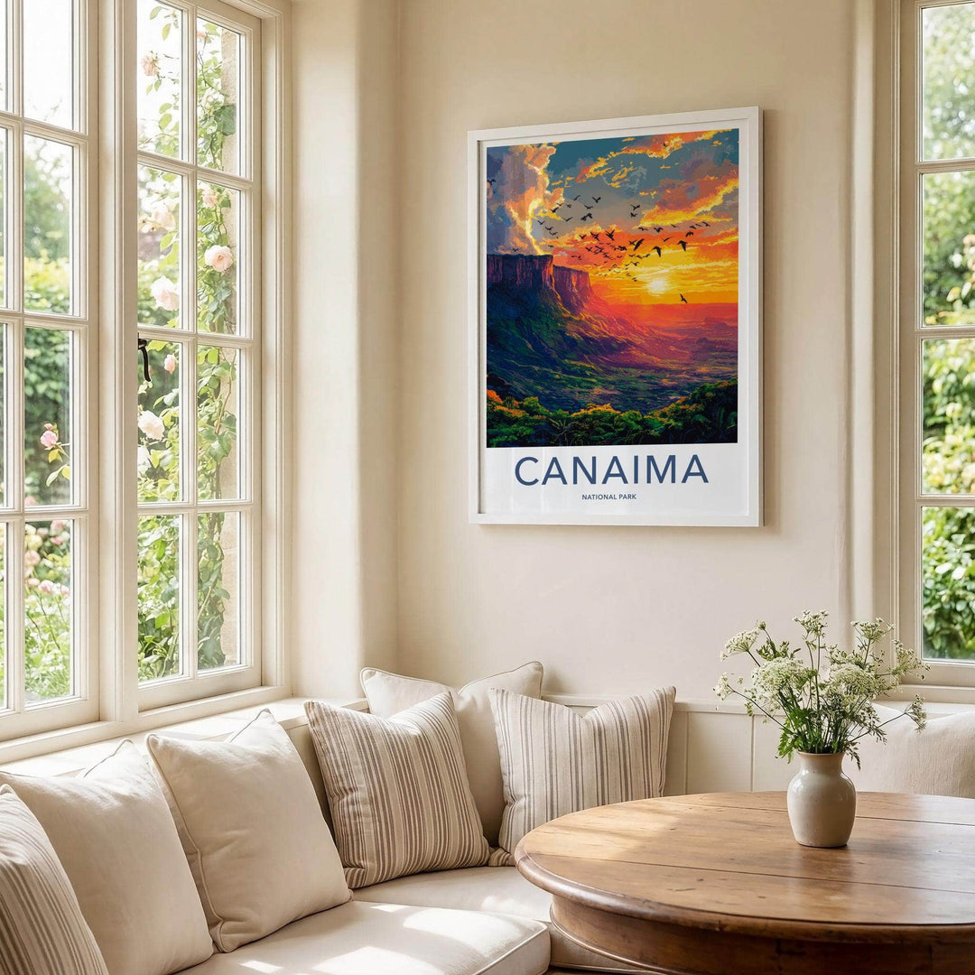 Canaima National Park Poster - Angel Falls Print