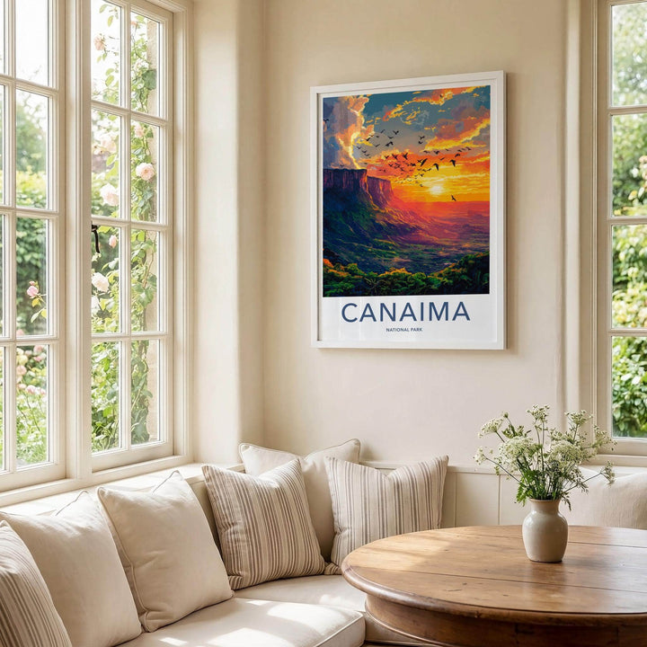 Canaima National Park Poster - Angel Falls Print
