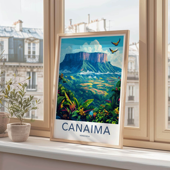 Canaima Poster - Venezuela Wall Art Featuring Tepuis Mountain