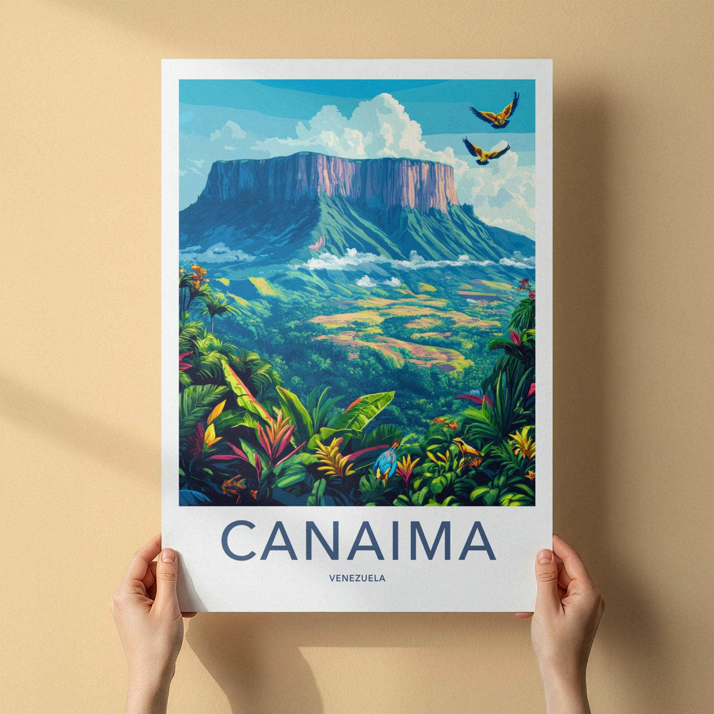 Canaima Poster - Venezuela Wall Art Featuring Tepuis Mountain