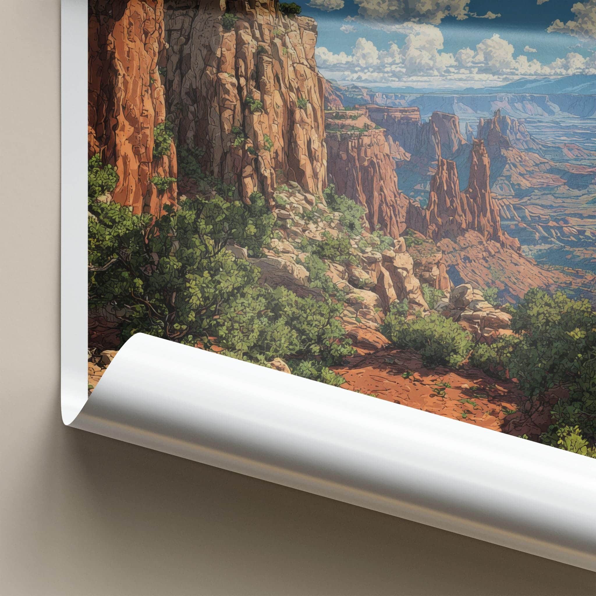 Canyonlands Poster - Utah Scenic Art - Vast Desert Vista Home Decor