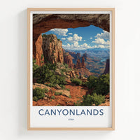 Canyonlands Poster - Utah Scenic Art - Vast Desert Vista Home Decor