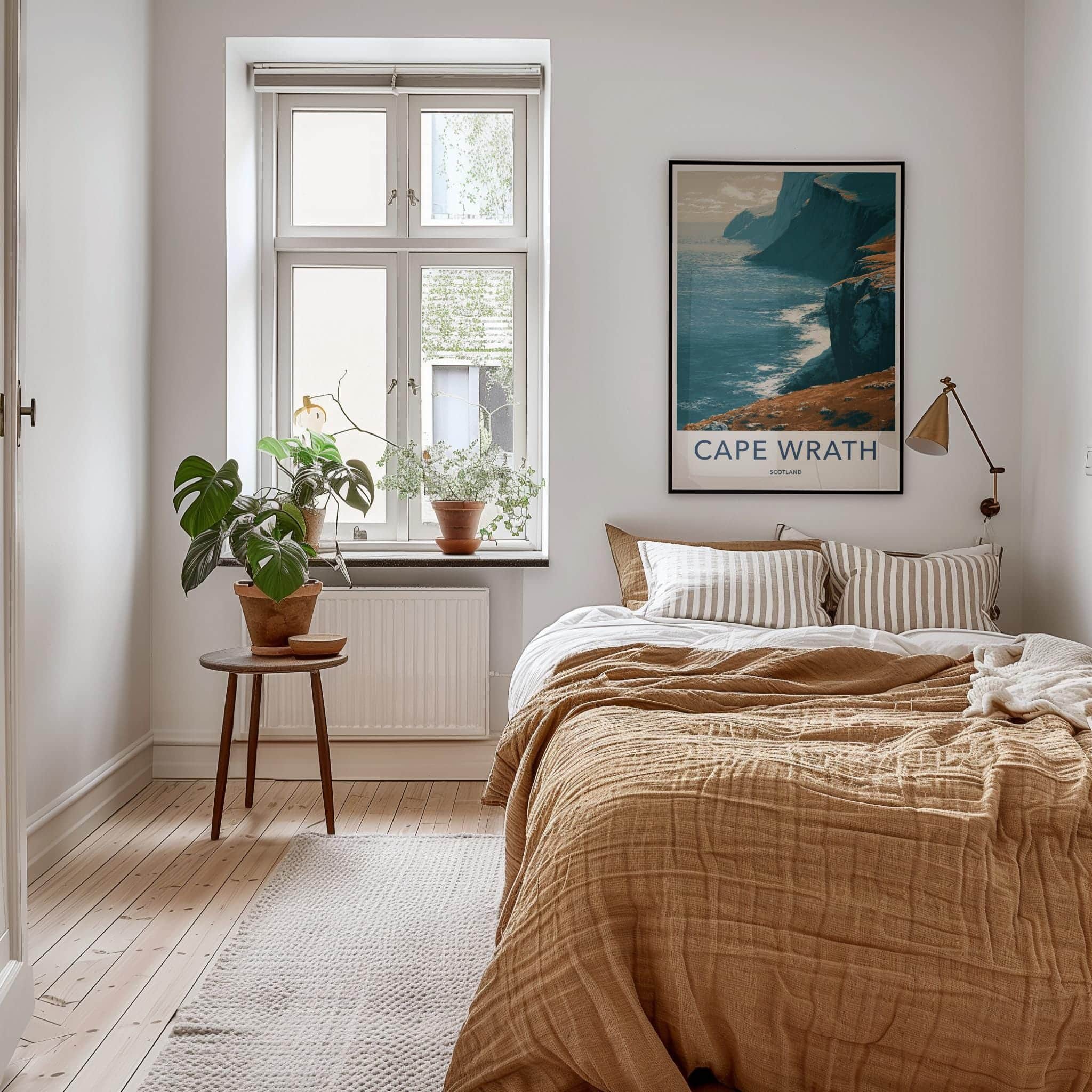 Cape Wrath Poster - Scotland Travel Art - Rugged Coastal Cliffs Wall Decor
