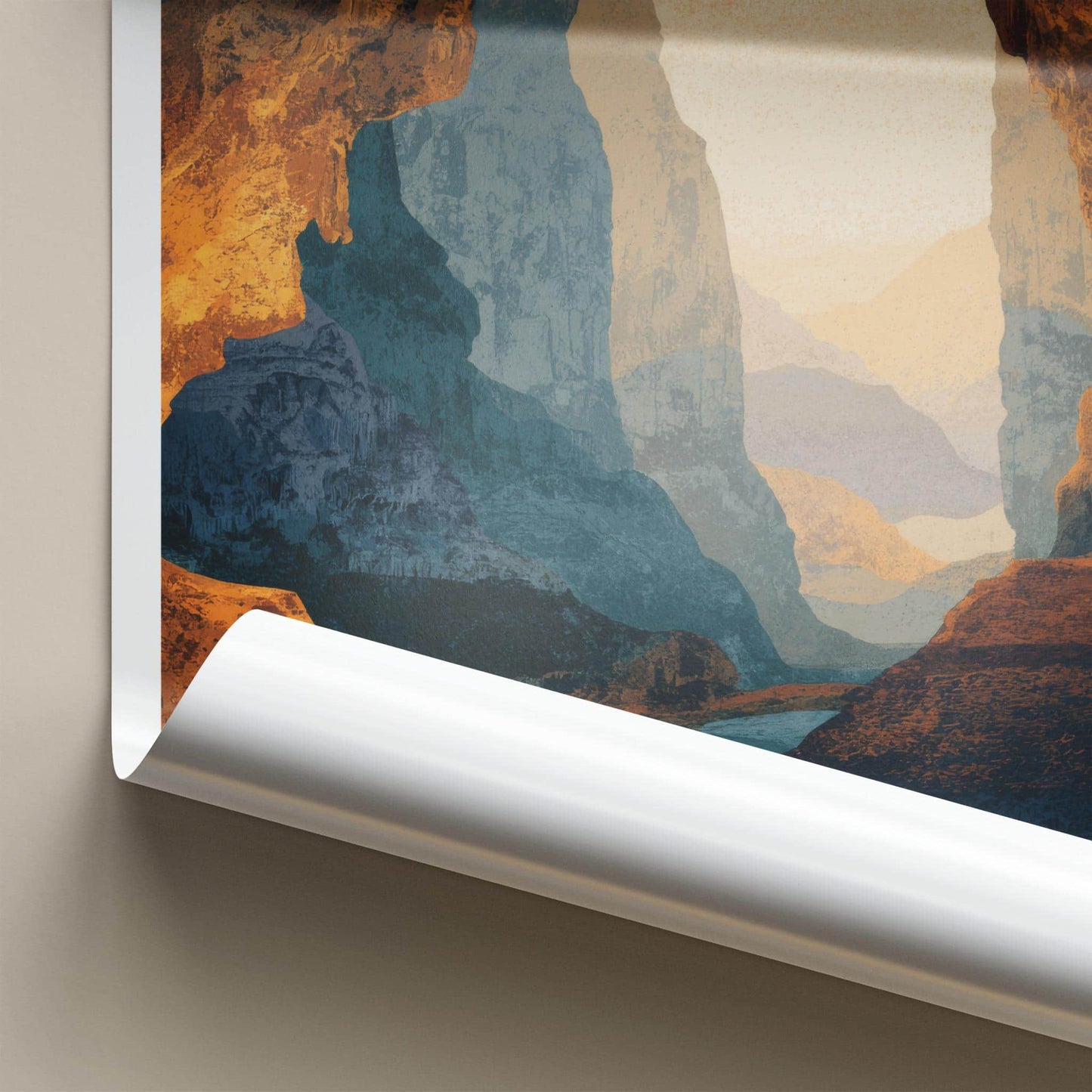 Carlsbad Poster - New Mexico Scenic Art - Cavernous Rock Formations Wall Decor