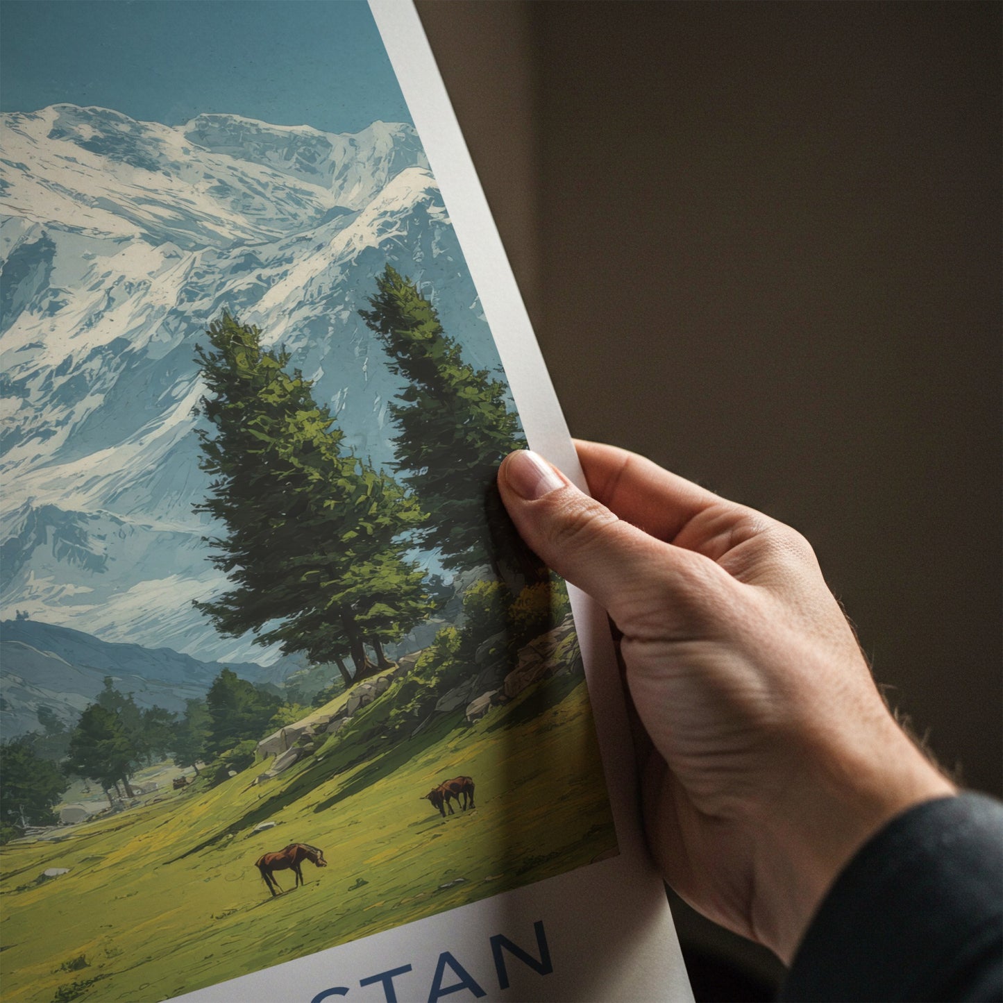 Gilgit Baltistan Poster - Pakistan Travel Art