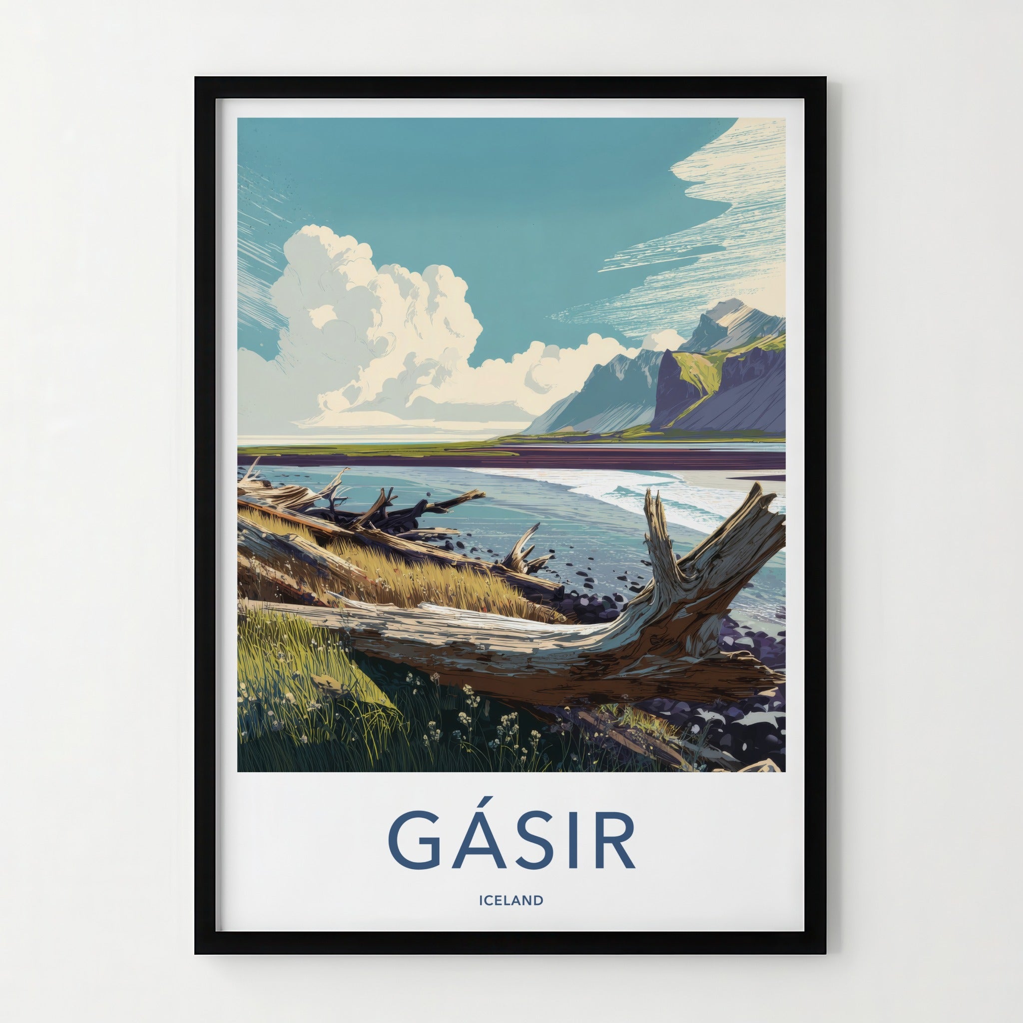 Gasir Poster - Iceland Travel Print