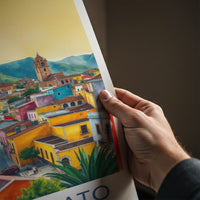 Guanajuato Poster - Mexico Travel Art