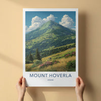 Mount Hoverla Poster - Ukraine Art Print
