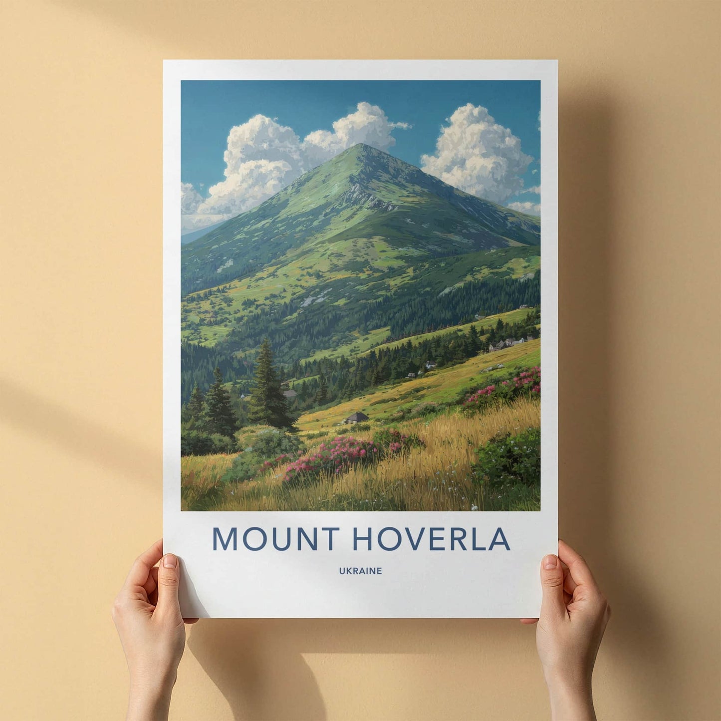 Mount Hoverla Poster - Ukraine Art Print