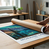 Moraine Lake Poster - Alberta Travel Art
