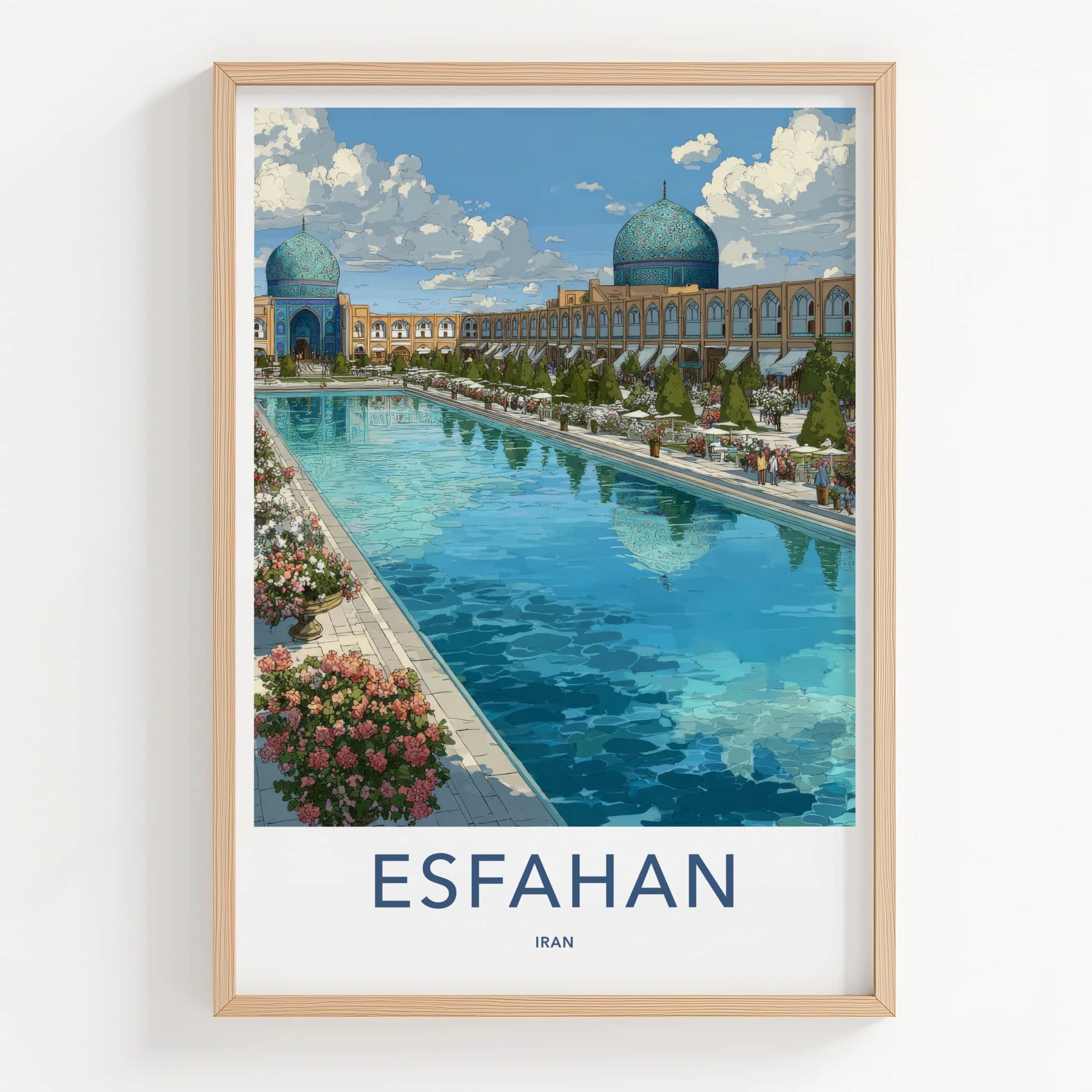 Esfahan Poster - Iran Wall Art