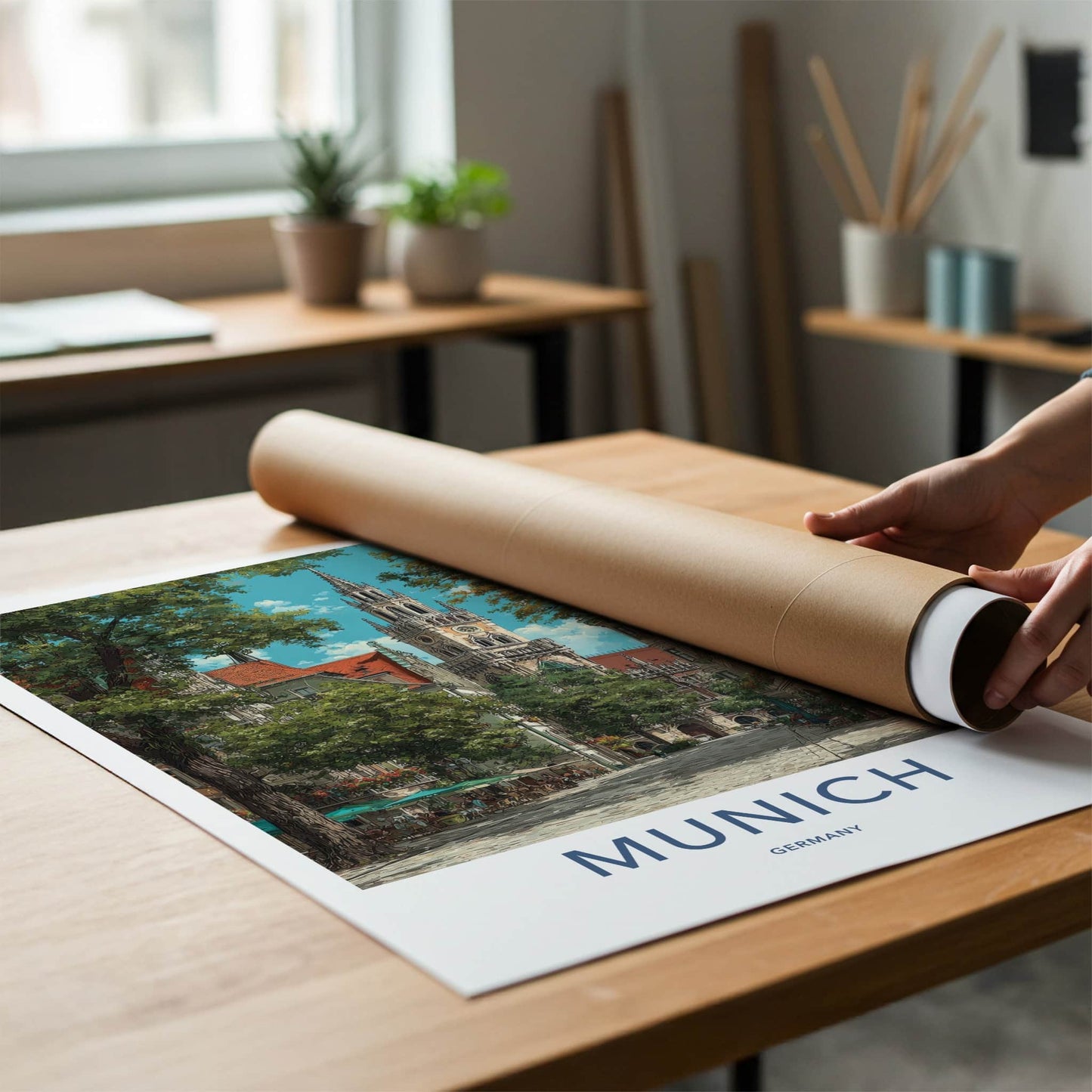 Munich Poster - Germany Travel Print