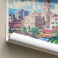 Cebu Poster - Philippines Travel Art - Historic City Market Home Decor