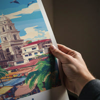 Cebu Poster - Philippines Travel Art - Historic City Market Home Decor
