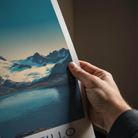 Cerro Castillo Poster - Chile Travel Art - Majestic Mountain Lake Home Decor