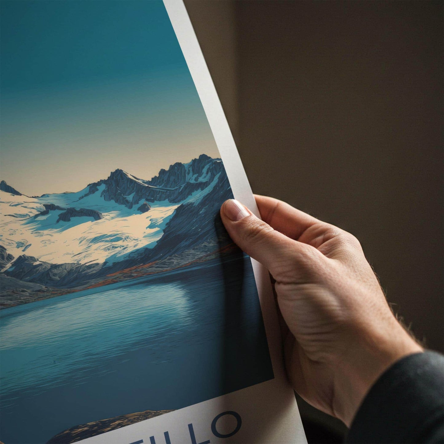 Cerro Castillo Poster - Chile Travel Art - Majestic Mountain Lake Home Decor