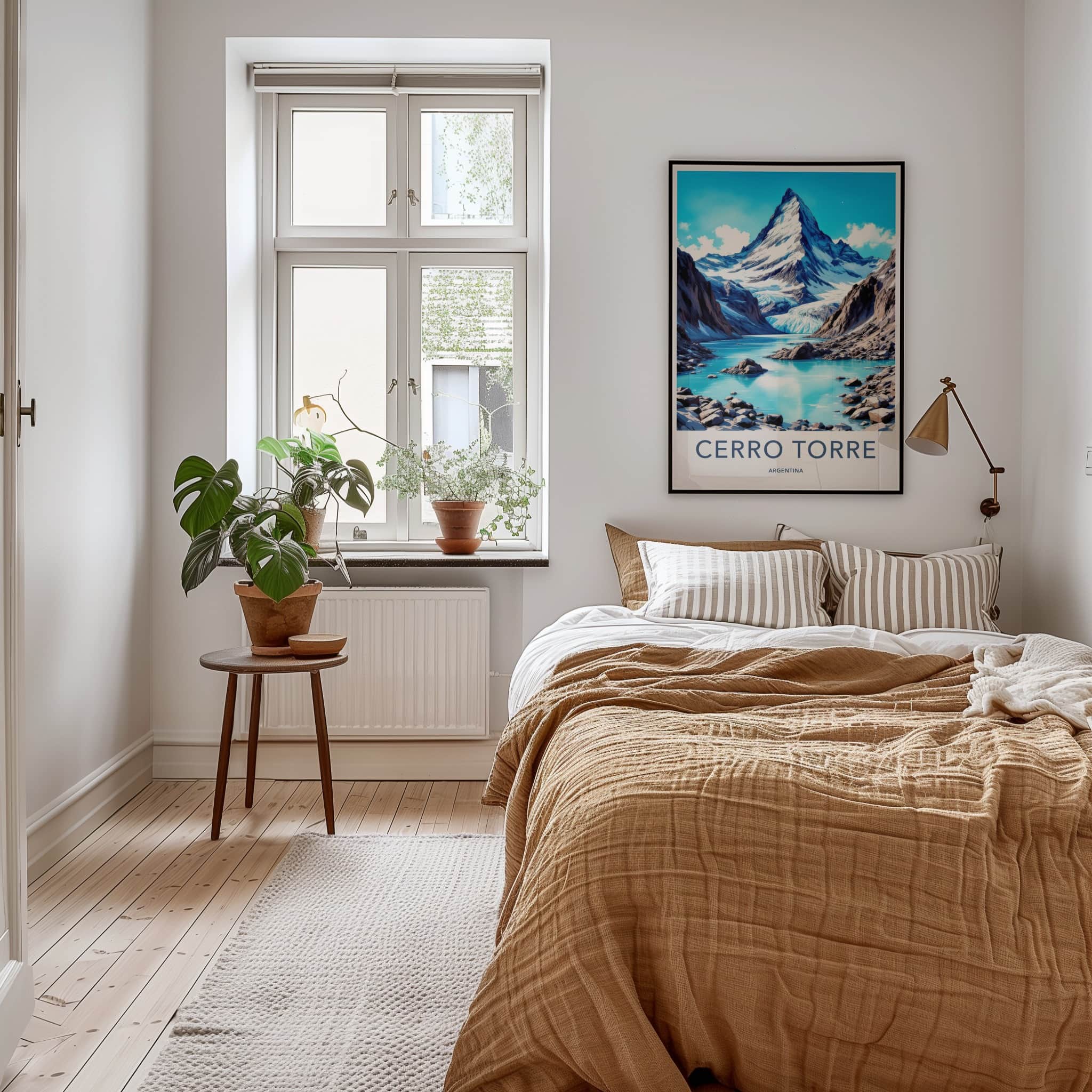 Cerro Torre Poster - Argentina Travel Art - Snow Capped Peak Home Decor