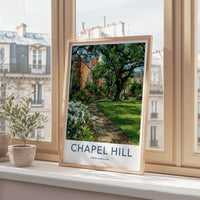 Chapel Hill Poster - North Carolina Scenic Art - Historic Campus Path Gallery Art