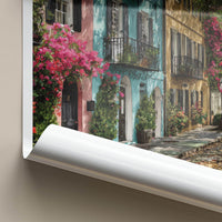 Charleston Poster - South Carolina Wall Art - colourful street Home Decor