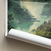 Chhattisgarh Poster - India Travel Art - Chhattisgarh Falls Vista Home Decor