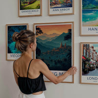 Chiang Mai Poster - Thailand Travel Art - Lush Jungle Temples Home Decor