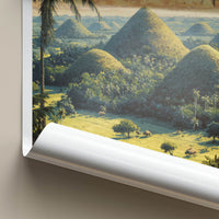 Chocolate Hills Poster Philippines Rolling Green Hills Home Art