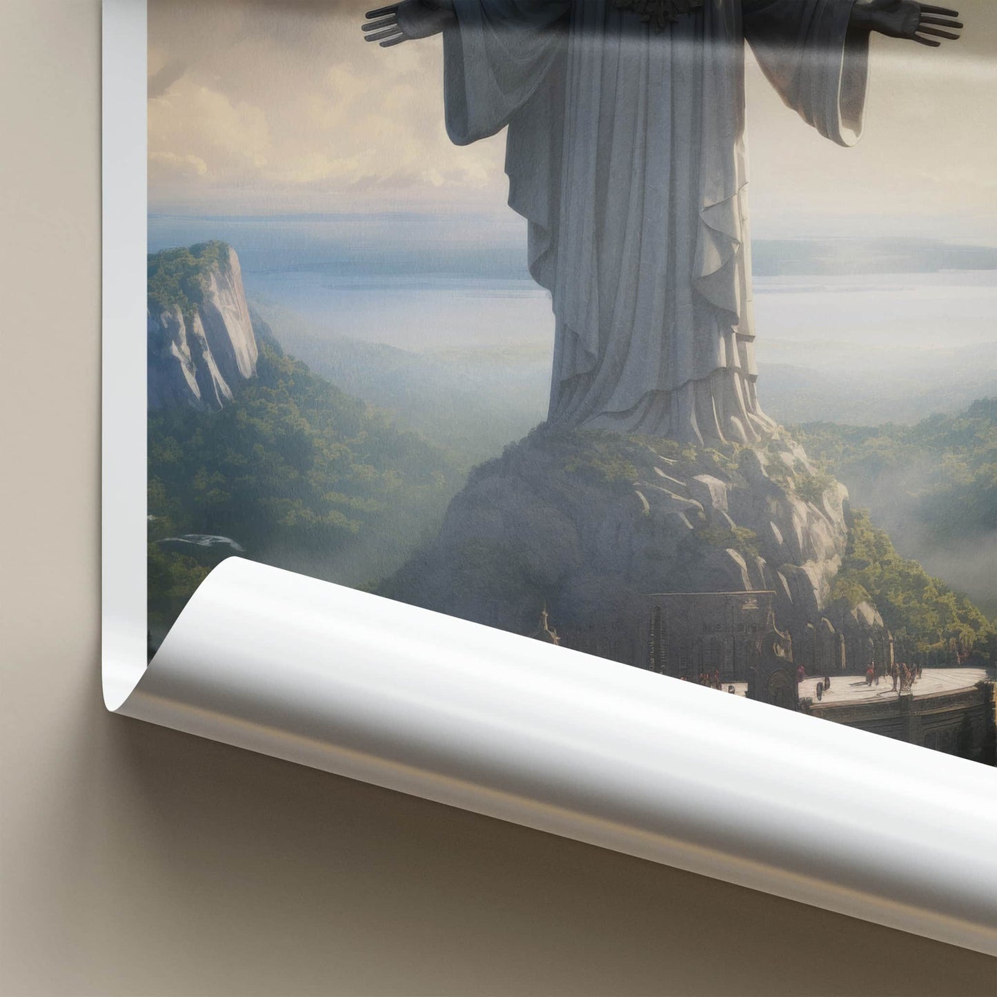 Christ The King Poster - Poland Wall Art - Divine Mountain Vista Home Decor