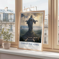 Christ The King Poster - Poland Wall Art - Divine Mountain Vista Home Decor