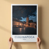 Cluj-Napoca Poster - Romania Fine Art - Enchanted Night Scene Gallery Art
